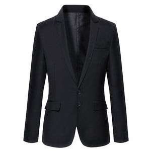 Mens Casual Cotton Suit Blazer