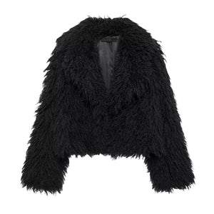 Fashion Artificial Fur Short Coat