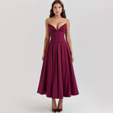 Load image into Gallery viewer, Sexy Strapless Boning Flare Evening Dress
