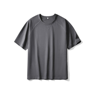 Men's Double -faced Cotton Twill Oversized Short Sleeve T shirts