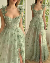 Load image into Gallery viewer, 3D Flower Sleeveless Tulle Fairy Dress
