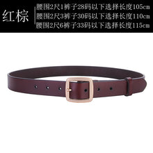 Load image into Gallery viewer, Women Leather Casual Clothing Jeans Belts
