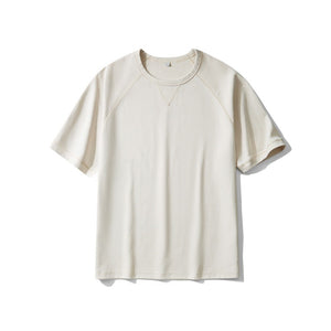 Men's Double -faced Cotton Twill Oversized Short Sleeve T shirts