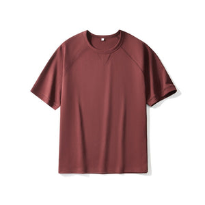 Men's Double -faced Cotton Twill Oversized Short Sleeve T shirts