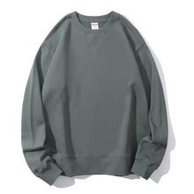 Load image into Gallery viewer, Unisex Men Women 350gsm Pure Cotton Terry Vintage Round Neck Sweatshirt
