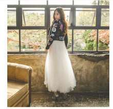 Load image into Gallery viewer, Spring Summer Fashion Tulle High Waist A Line Fairy Midi Pleated Puffy Skirt
