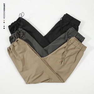 Men's Washed Draped Drawstring Mountaining Ourdoor Casual Pants