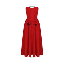 Load image into Gallery viewer, Sexy Strapless Flare Midi Dress
