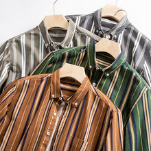 Load image into Gallery viewer, Mens Quality Cotton Striped Shirts
