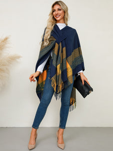 Imitated Woolen Scarf Poncho