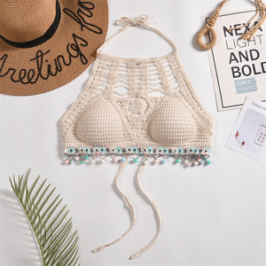 Tassel Crochet Crop Top