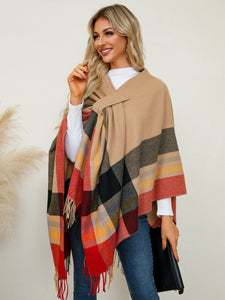 Imitated Woolen Scarf Poncho