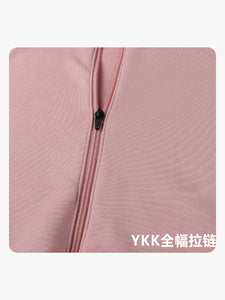 Women YKK Zippered Cotton Girls Hoodies