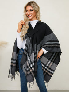 Imitated Woolen Scarf Poncho