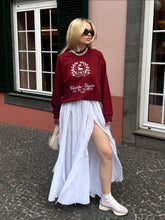 Laden Sie das Bild in den Galerie-Viewer, Women Round Neck Printed Oversized Sweatshirts
