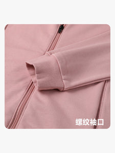 Women YKK Zippered Cotton Girls Hoodies