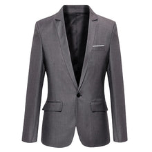 Загрузить изображение в средство просмотра галереи, Mens Casual Cotton Suit Blazer
