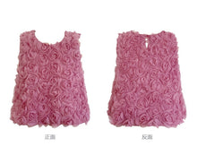 Load image into Gallery viewer, 3D Rose Embroidered Fancy Sleeveless Crop Top
