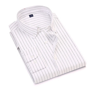 Mens Quality Chambrary Cotton Long Sleeve Shirts