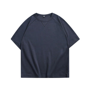 Men's Double -faced Cotton Twill Oversized Short Sleeve T shirts