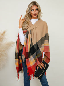 Imitated Woolen Scarf Poncho