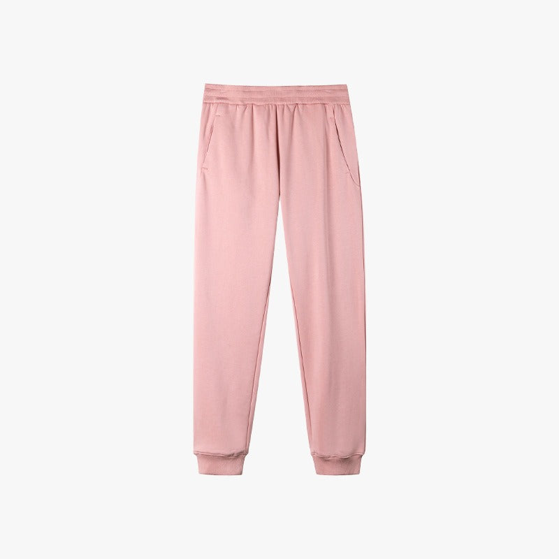 Girl's Pure Cotton French Terry YKK Zipper Sweatpants