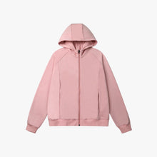 画像をギャラリービューアに読み込む, Women YKK Zippered Cotton Girls Hoodies
