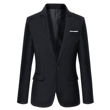 Загрузить изображение в средство просмотра галереи, Mens Casual Cotton Suit Blazer
