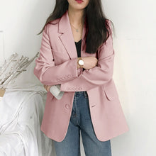 Laden Sie das Bild in den Galerie-Viewer, Casual Oversized Single Breasted Midi Blazer
