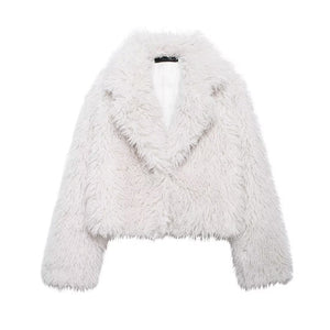 Fashion Artificial Fur Short Coat