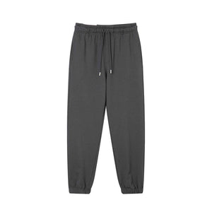 400gsm Spring Autumn Pure Cotton Terry Sporty Casual Sweatpants