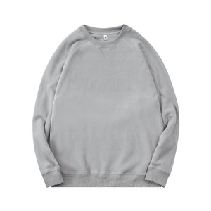 Men Unisex Thick Double-faced Polar Fleece 300g Vintage Raglan Sleeve Sweatshirts