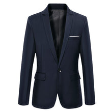 Загрузить изображение в средство просмотра галереи, Mens Casual Cotton Suit Blazer
