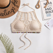 Load image into Gallery viewer, Tassel Crochet Crop Top
