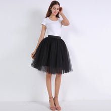 Load image into Gallery viewer, 5 Layers Puffy Tutu Tulle Skirt
