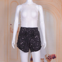 Load image into Gallery viewer, Casual Tie Dye Solid Shorts with Pockets and Sashes
