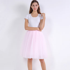 5 Layers Puffy Tutu Tulle Skirt