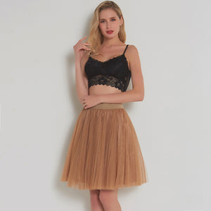 Princess Big Flare Puffy Tulle Skirt