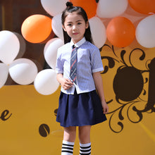 Загрузить изображение в средство просмотра галереи, Children&#39;s Day Performance Suit Junior Primary School Uniform Girls Boys Suspender Trousers Skirt Set
