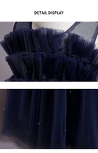 Load image into Gallery viewer, 110-160cm Girls Tulle Puffy Princess Pleated Tiered Dress
