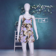 Load image into Gallery viewer, Spaghetti Strap Floral Tie Dye Beach Wear Playsuits
