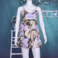 Load image into Gallery viewer, Spaghetti Strap Floral Tie Dye Beach Wear Playsuits
