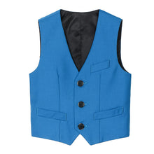 Load image into Gallery viewer, Kids Black Performance Clothing Little Boy&#39;s Texudo Waistcoat
