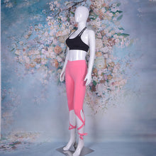 Load image into Gallery viewer, Tie Straps Cropped Yoga Pants Leggings
