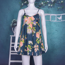 Load image into Gallery viewer, Spaghetti Strap Floral Tie Dye Beach Wear Playsuits
