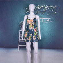 Load image into Gallery viewer, Spaghetti Strap Floral Tie Dye Beach Wear Playsuits
