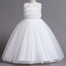 Load image into Gallery viewer, 110-160cm Girls Tulle Puffy Princess Pleated Tiered Dress
