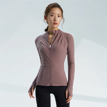 Load image into Gallery viewer, Women Hooded Running Gym Yoga Fitness Jackets
