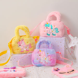 Kids Girls Cute Unicorn Handbag Sling Bag