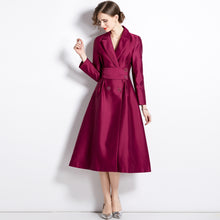 Load image into Gallery viewer, 2022 Autumn New Design French Style Slim Elegant Midi Blazer Formal Dress
